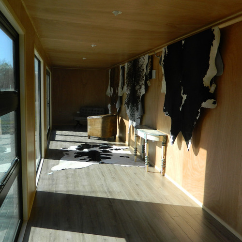 Display shop interior by Taylor Made Container Homes