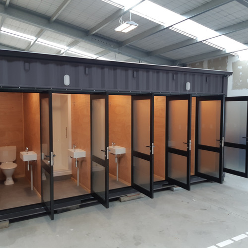 Six-room ablution block for Ross Top 10 Camping Ground